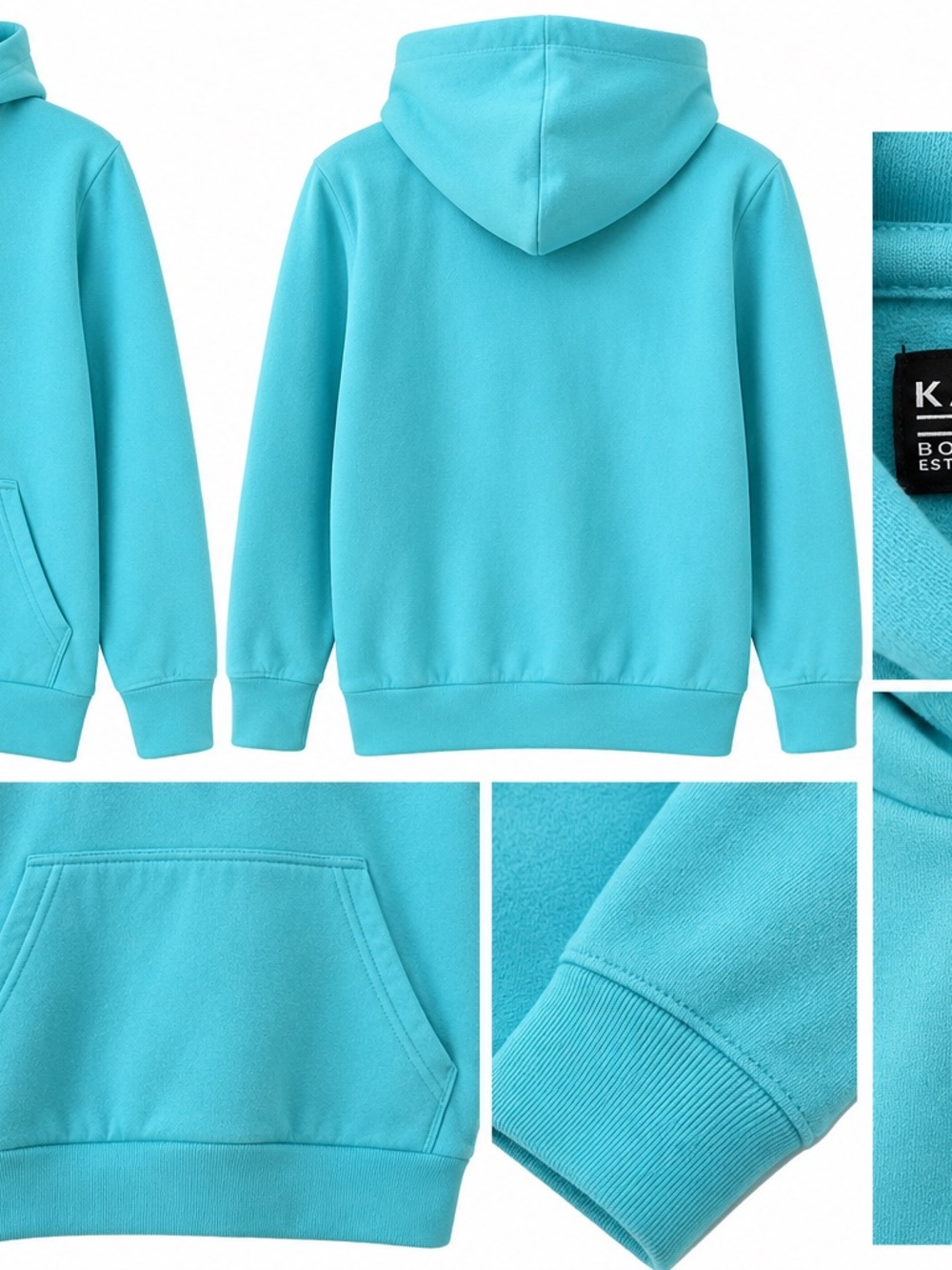 Kangol Aqua Hooded Sweatshirt - Pullover Hoodie